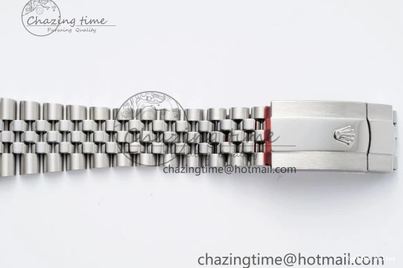 0227 Snug DateJust 41 SS Polished Bezel KING 1:1 Best Edition 904L Steel Blue Roman Dial on Jubilee Bracelet VR 2213